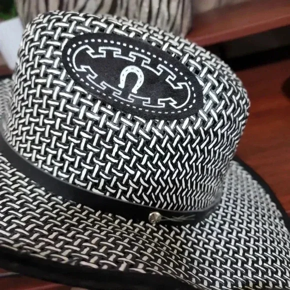 THE Golden West Leather trim Western Hat - Picture 5 of 9